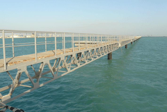 卡塔尔机场航栈桥工程