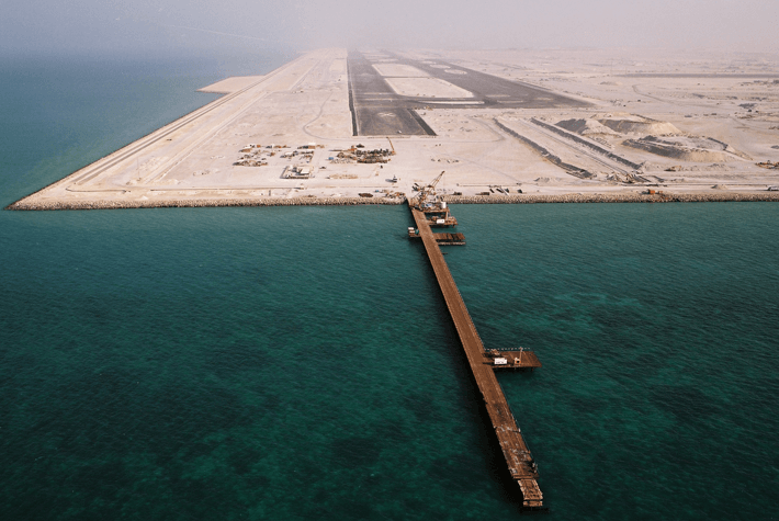 卡塔尔多哈国际机场海岸护岸工程