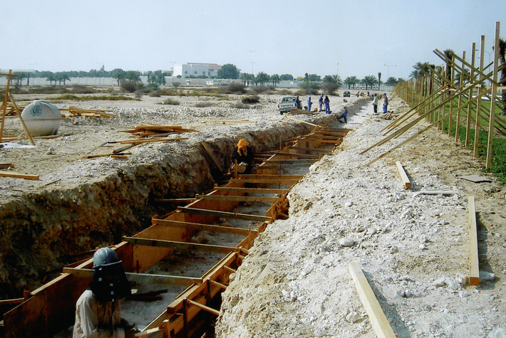 卡塔尔皇宫护墙工程